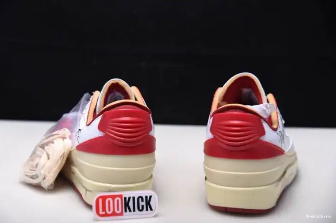 One Kick Retro White Low Red Jordan Off-White SP DJ4375-106 2 0520